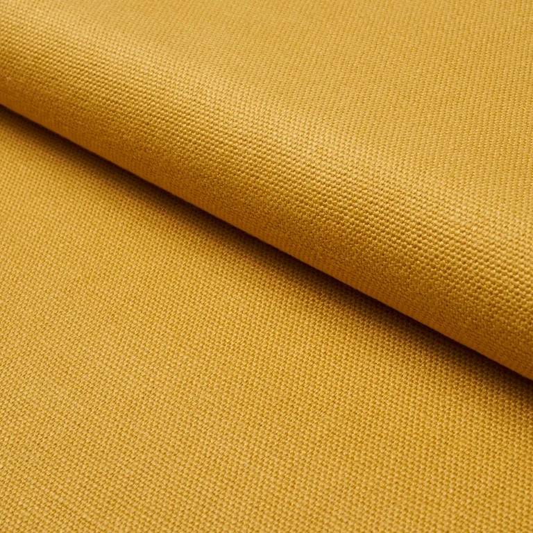 Schumacher 84949 Franc Linen Ochre fabric swatch
