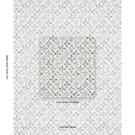 Schumacher 182160 Frances Floral Indoor/Outdoor Blues fabric swatch