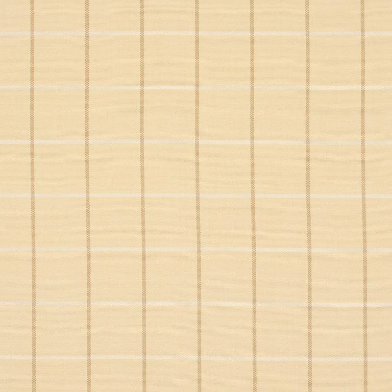 Schumacher 83780 Frannie Windowpane Camel fabric swatch