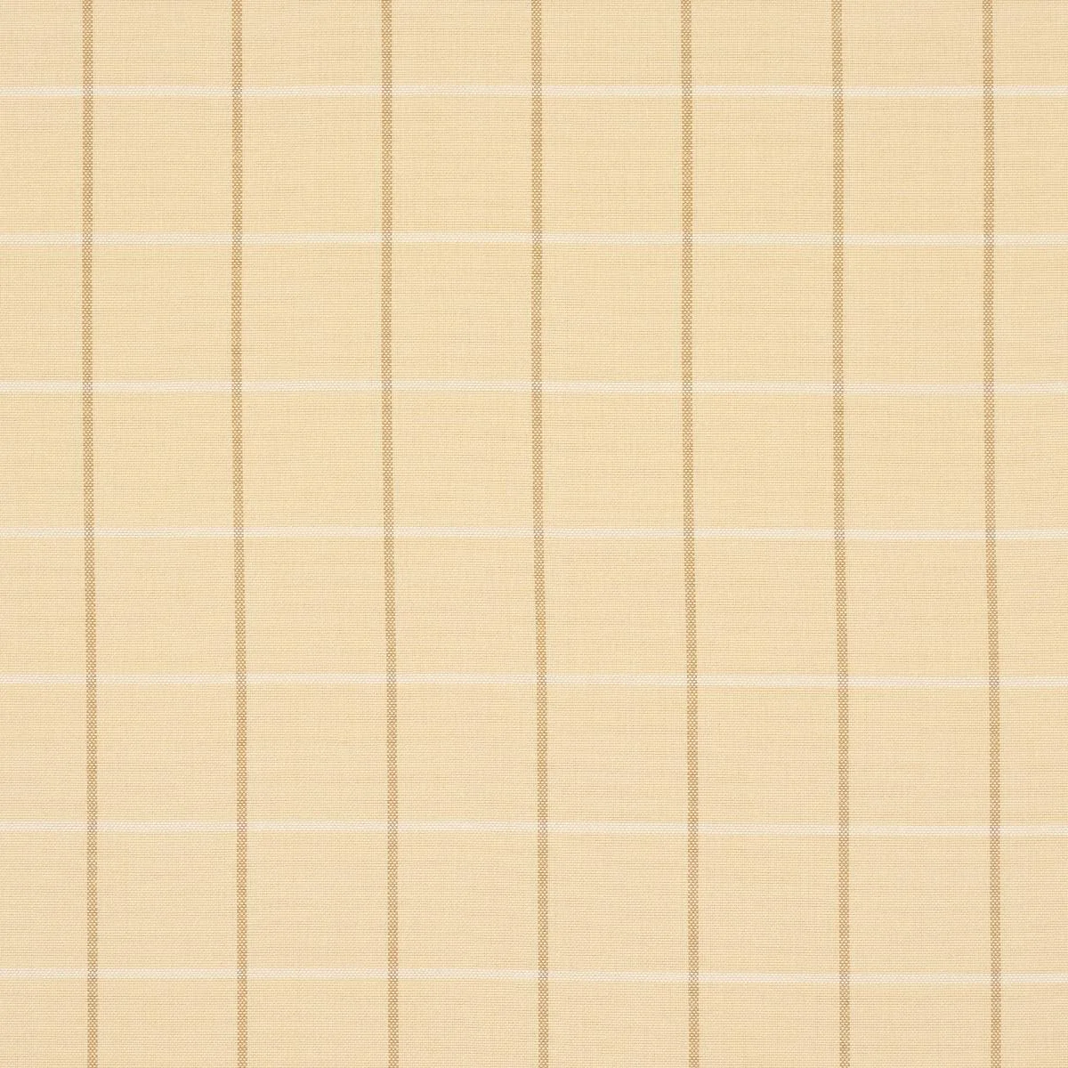Schumacher 83780 Frannie Windowpane Camel fabric swatch