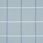 Schumacher 83782 Frannie Windowpane China Blue fabric swatch
