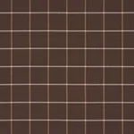 Schumacher 83788 Frannie Windowpane Chocolate fabric swatch