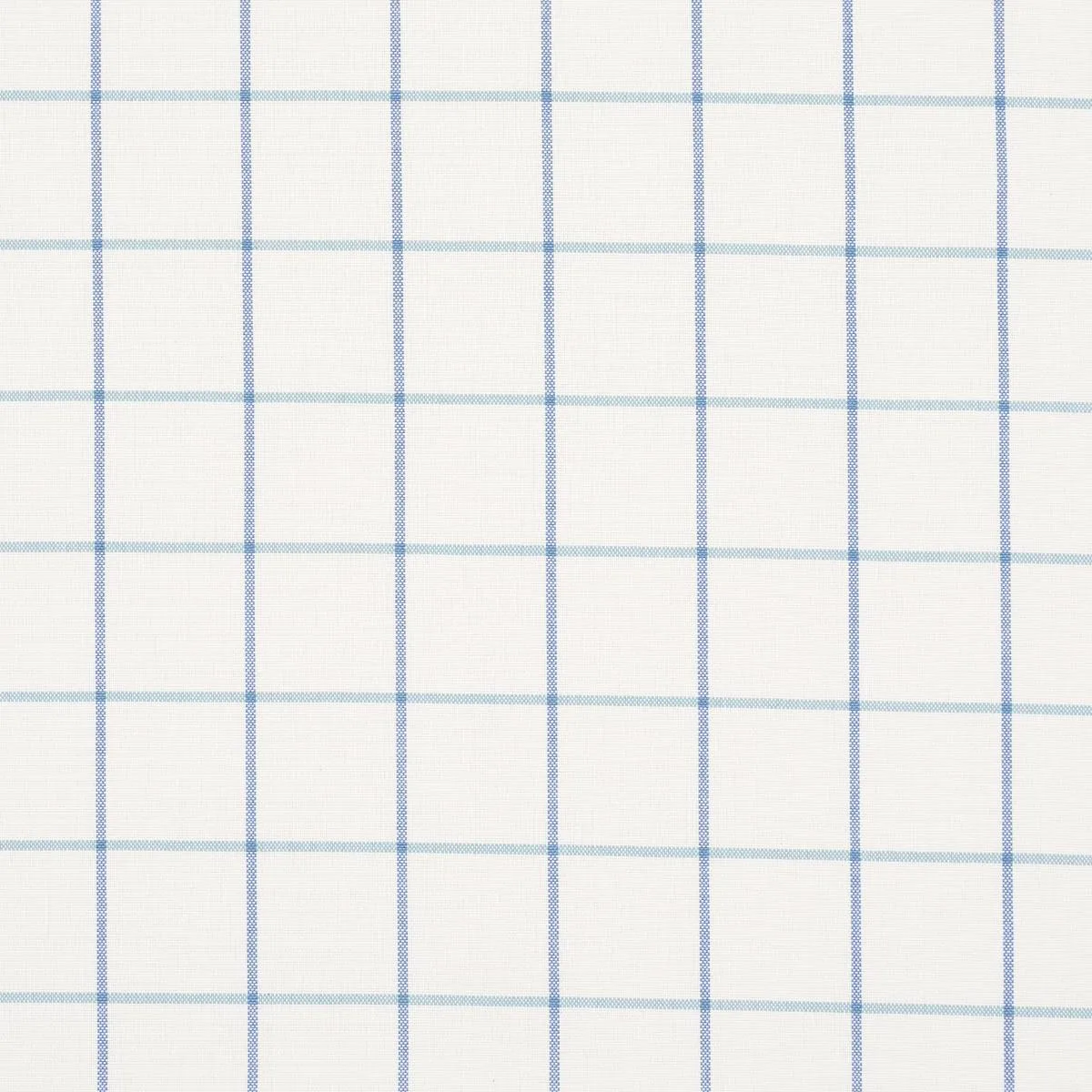 Schumacher 83784 Frannie Windowpane Cobalt fabric swatch