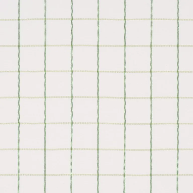 Schumacher 83786 Frannie Windowpane Leaf Green fabric swatch