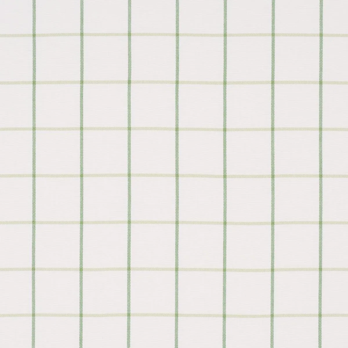 Schumacher 83786 Frannie Windowpane Leaf Green fabric swatch
