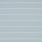 Schumacher 83785 Frannie Windowpane Light Blue fabric swatch