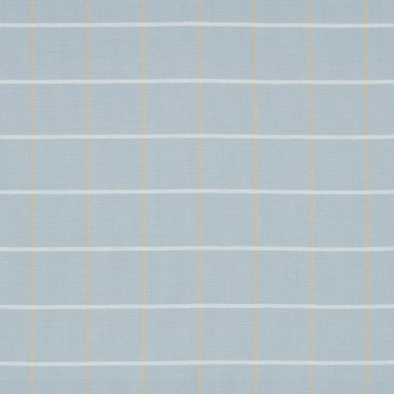 Schumacher 83785 Frannie Windowpane Light Blue fabric swatch