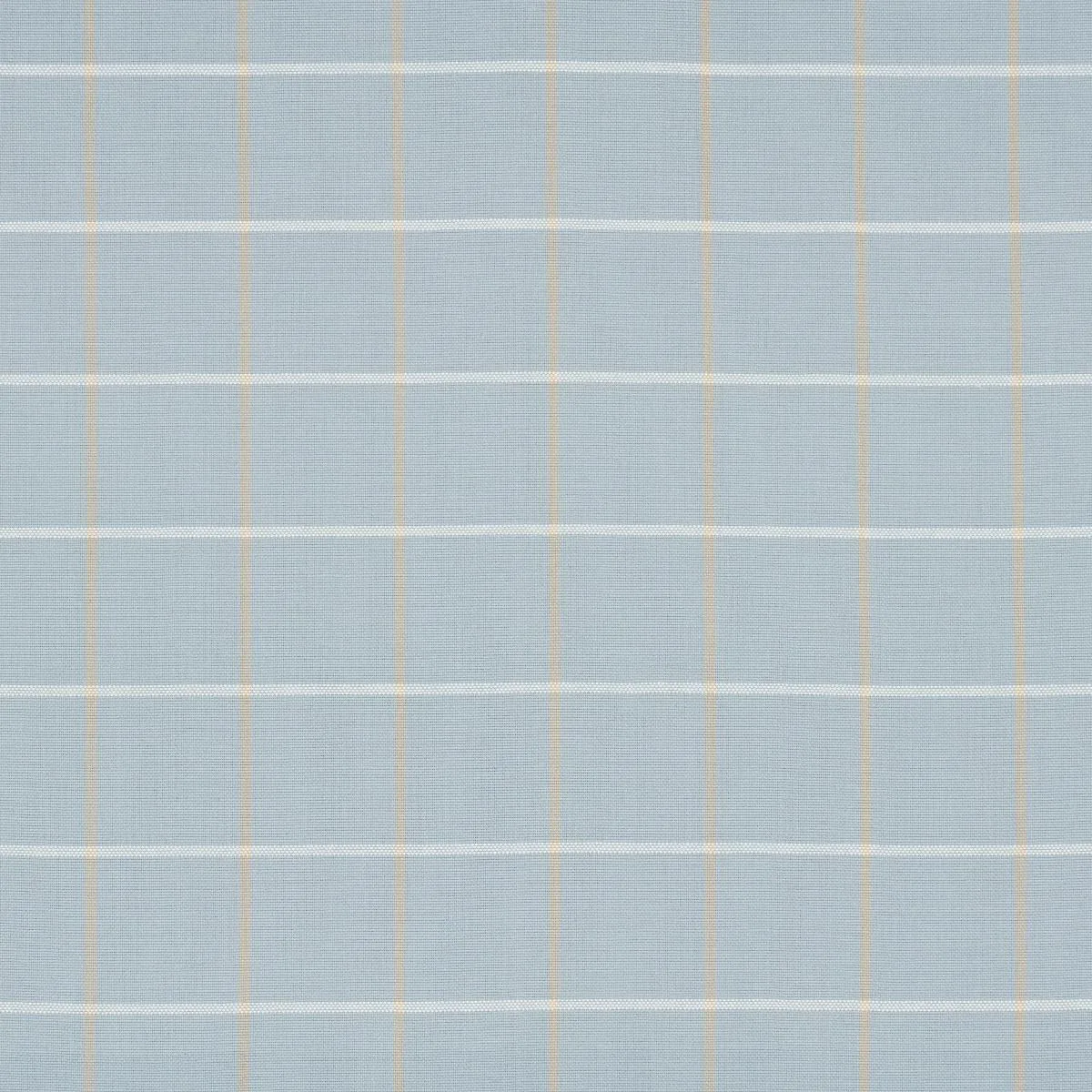 Schumacher 83785 Frannie Windowpane Light Blue fabric swatch