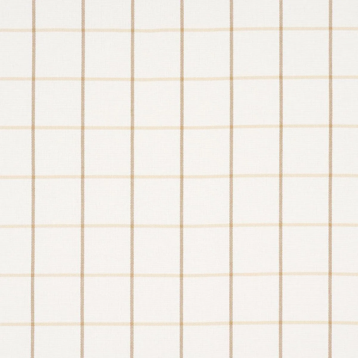 Schumacher 83781 Frannie Windowpane Neutral fabric swatch