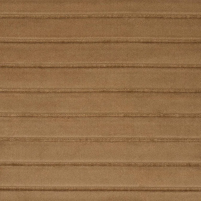 Schumacher 80462 Frederika Channeled Velvet Camel fabric swatch