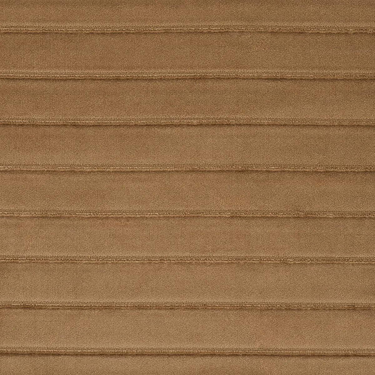Schumacher 80462 Frederika Channeled Velvet Camel fabric swatch