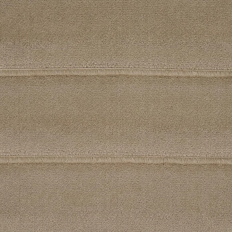 Schumacher 80461 Frederika Channeled Velvet Mushroom fabric swatch