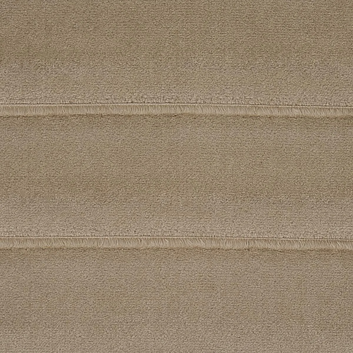 Schumacher 80461 Frederika Channeled Velvet Mushroom fabric swatch