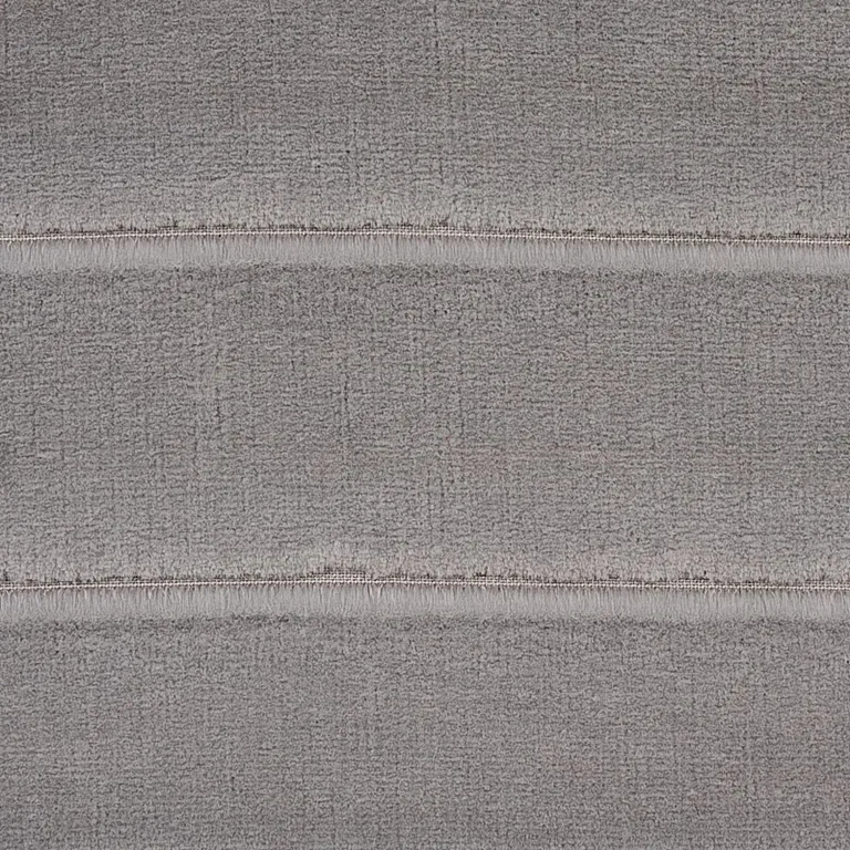 Schumacher 80463 Frederika Channeled Velvet Otter Grey fabric swatch
