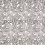 Schumacher 178711 Freeform Black fabric swatch