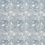 Schumacher 178710 Freeform Blue fabric swatch