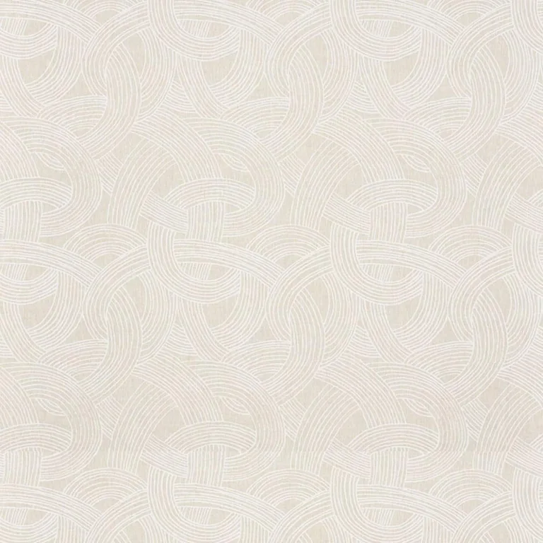 Schumacher 178712 Freeform Natural fabric swatch