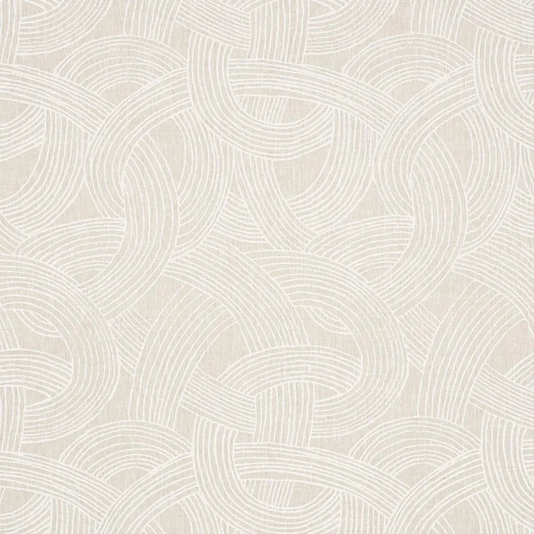 Schumacher 178712 Freeform Natural fabric swatch