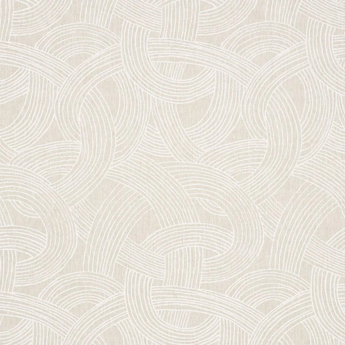 Schumacher 178712 Freeform Natural fabric swatch
