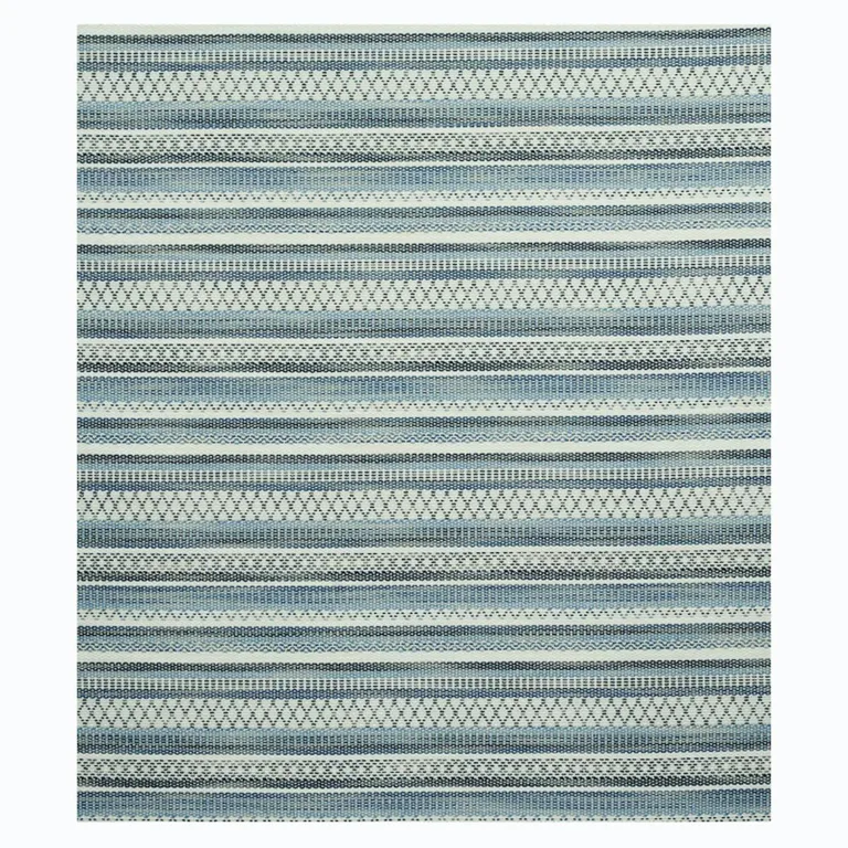 Schumacher 79190 Fremont Indoor/Outdoor Blue fabric swatch