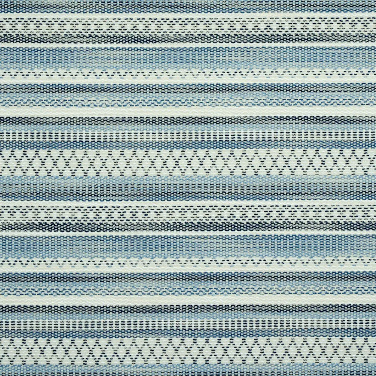 Schumacher 79190 Fremont Indoor/Outdoor Blue fabric swatch