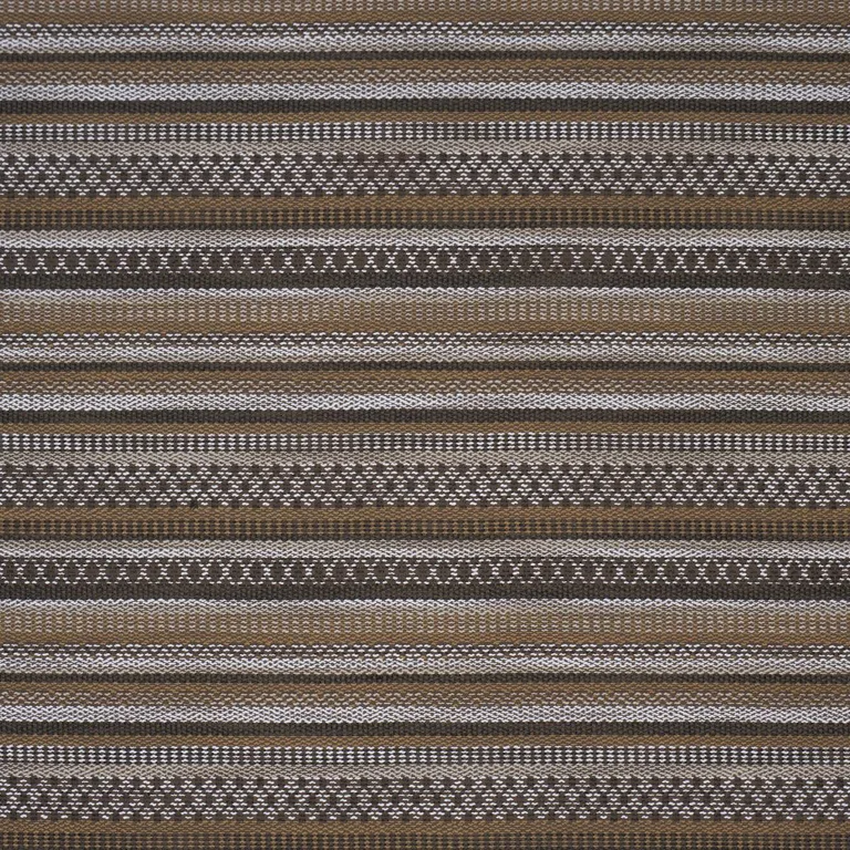 Schumacher 79193 Fremont Indoor/Outdoor Brown fabric swatch
