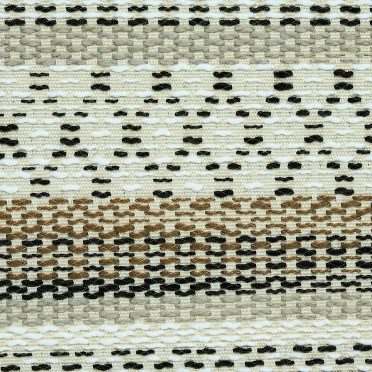 Schumacher 79191 Fremont Indoor/Outdoor Neutral fabric swatch
