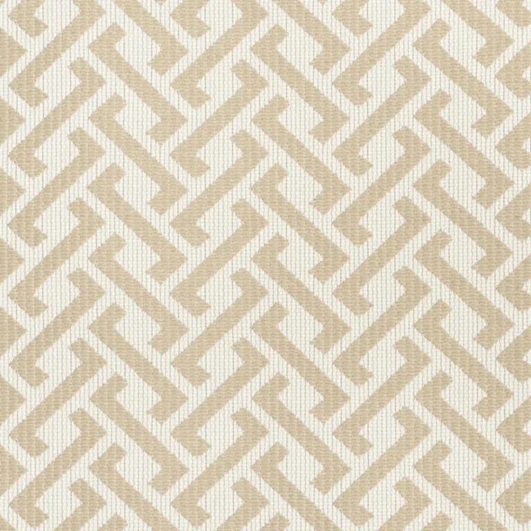 Schumacher 73121 Fresh Air Indoor/Outdoor Sand fabric swatch