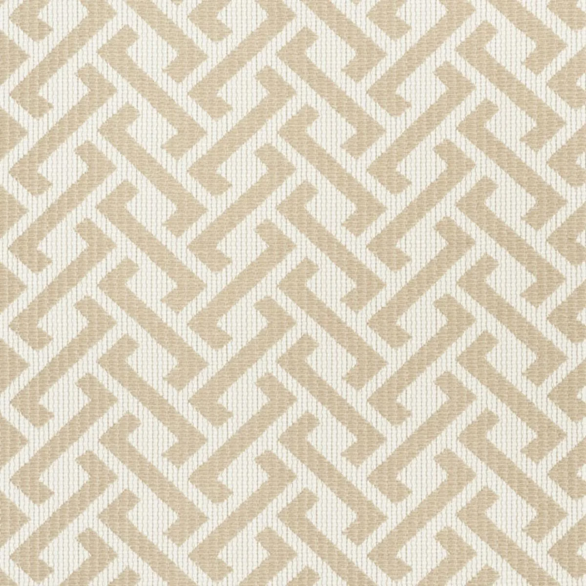 Schumacher 73121 Fresh Air Indoor/Outdoor Sand fabric swatch