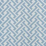 Schumacher 73122 Fresh Air Indoor/Outdoor Sky fabric swatch