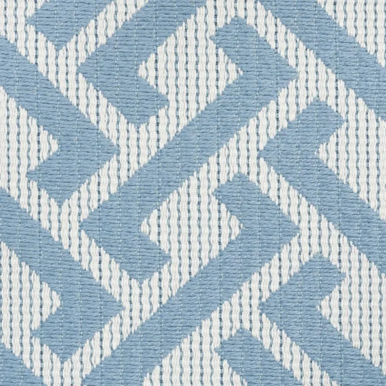 Schumacher 73122 Fresh Air Indoor/Outdoor Sky fabric swatch