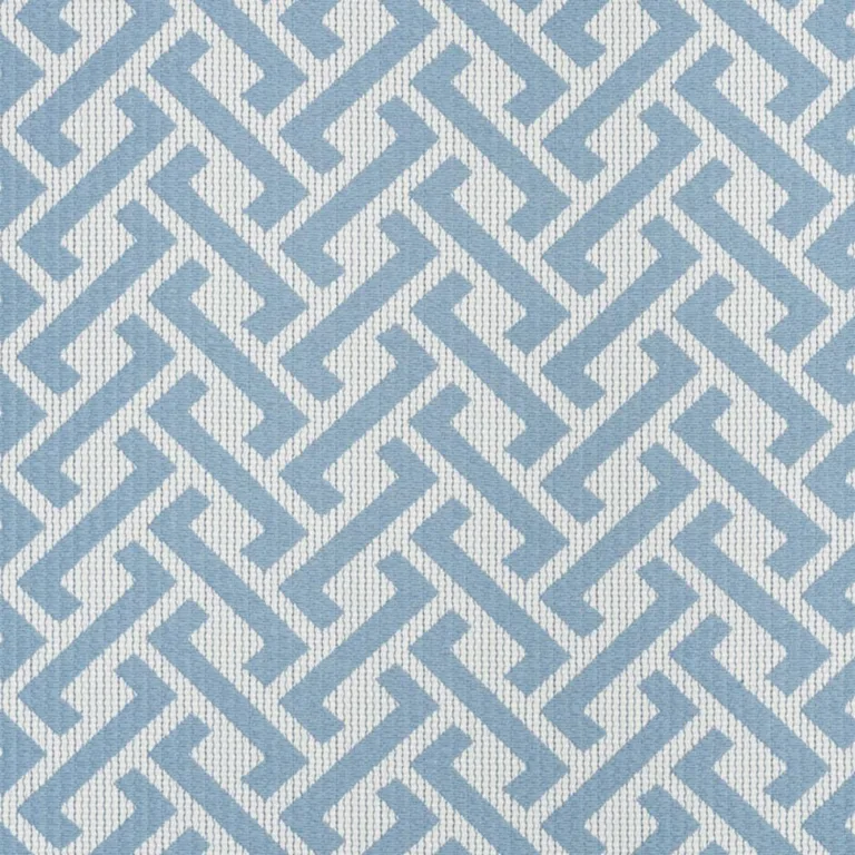 Schumacher 73122 Fresh Air Indoor/Outdoor Sky fabric swatch