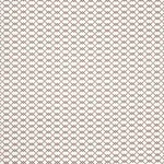 Schumacher 178312 Fretwork Flower Chestnut fabric swatch