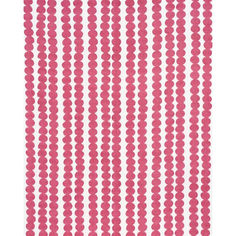 Schumacher 176255 Full Circle Fuchsia fabric swatch