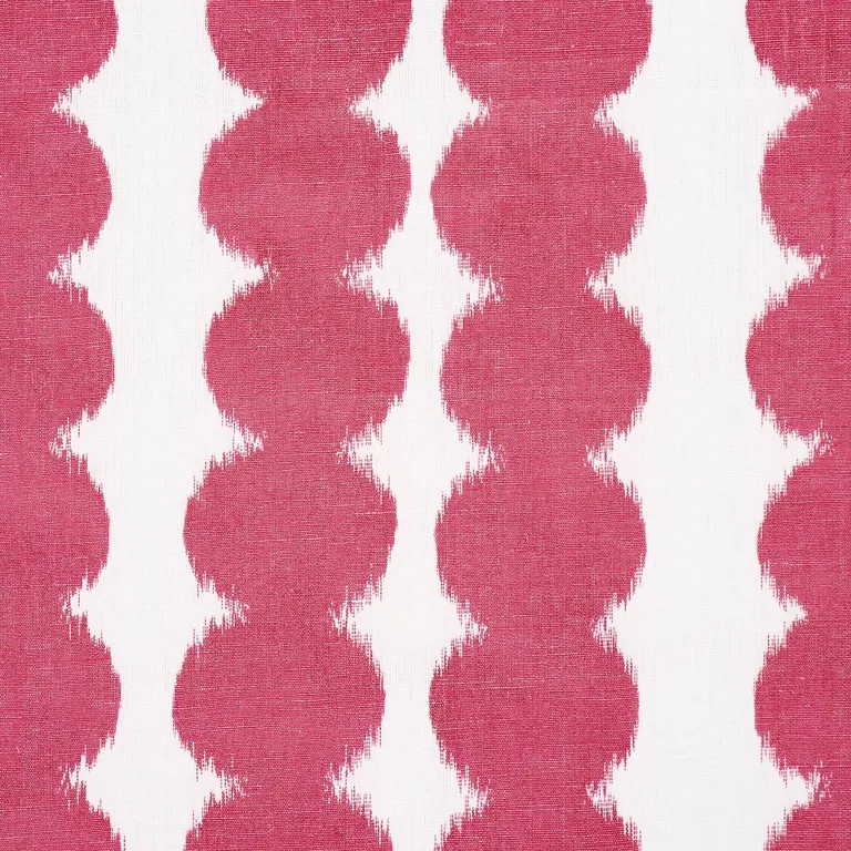 Schumacher 176255 Full Circle Fuchsia fabric swatch