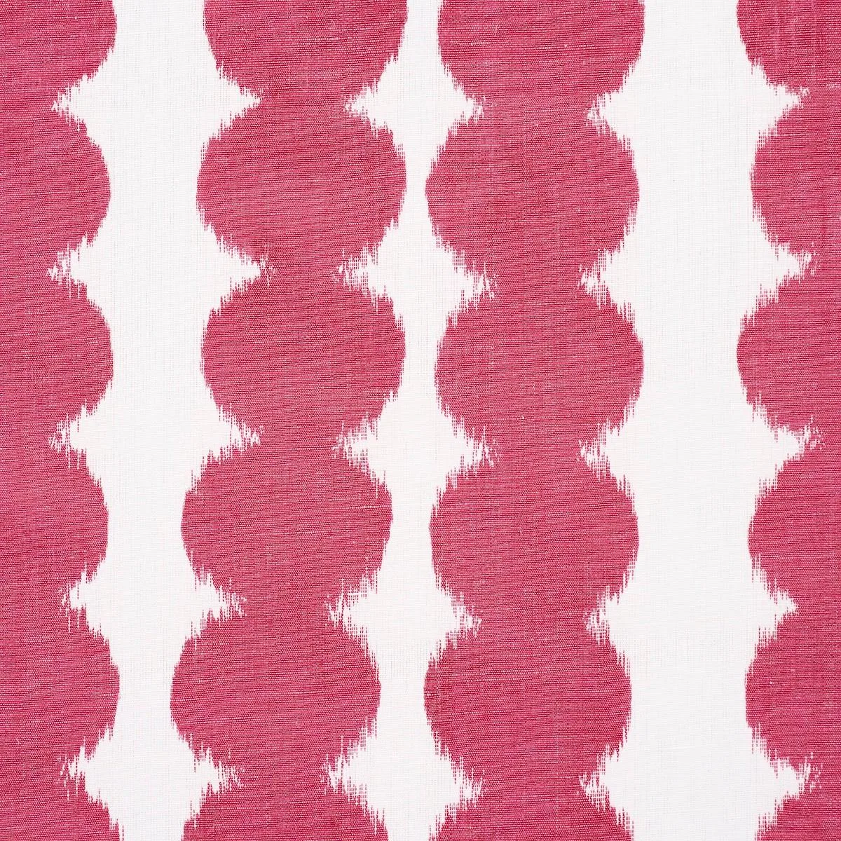 Schumacher 176255 Full Circle Fuchsia fabric swatch