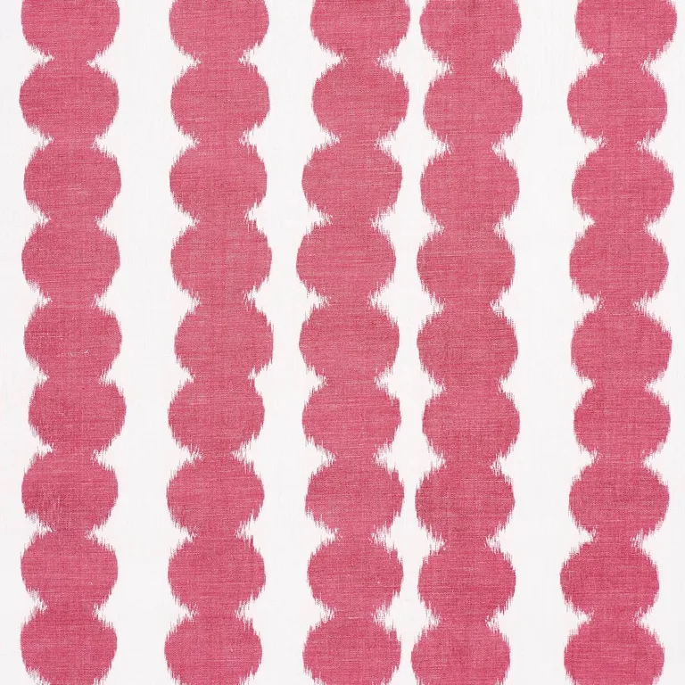 Schumacher 176255 Full Circle Fuchsia fabric swatch