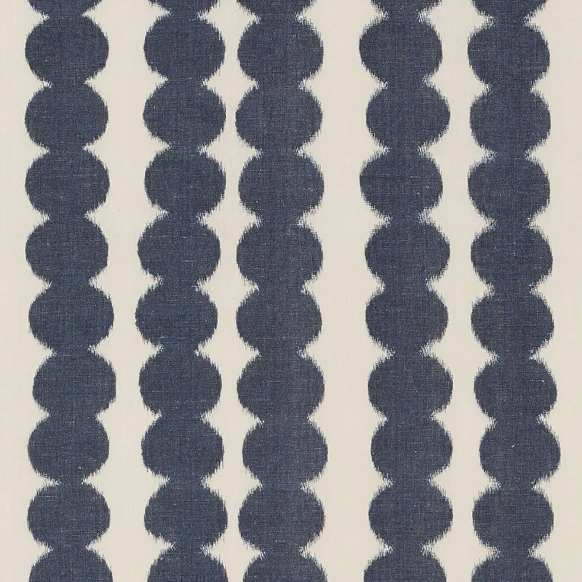 Schumacher 176251 Full Circle Navy fabric swatch