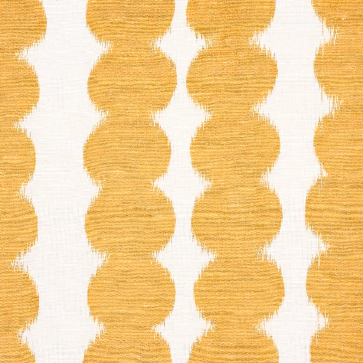 Schumacher 176256 Full Circle Saffron fabric swatch
