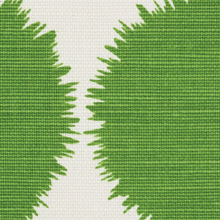 Schumacher 177091 Fuzz Green fabric swatch