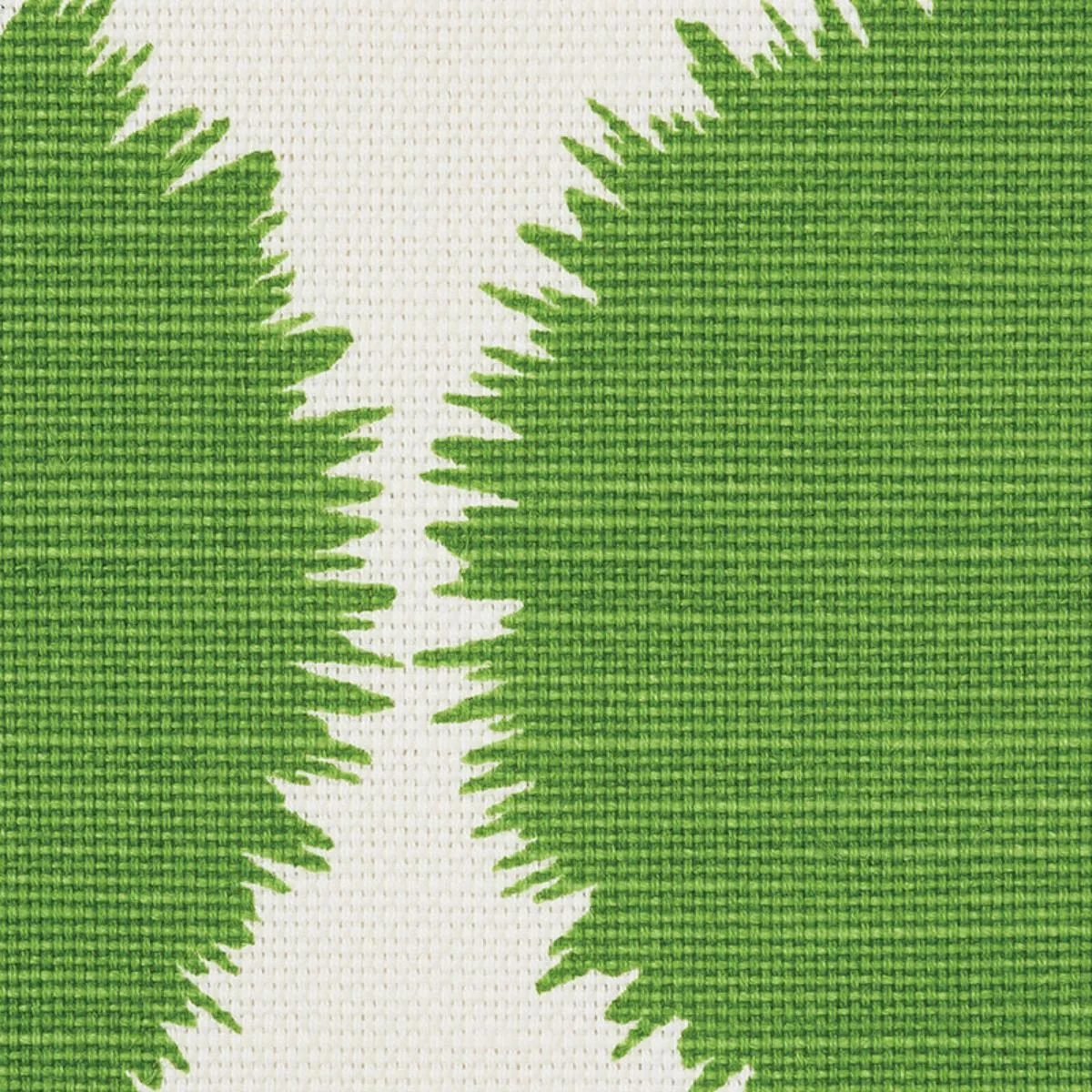 Schumacher 177091 Fuzz Green fabric swatch