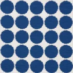 Schumacher 177090 Fuzz Navy fabric swatch