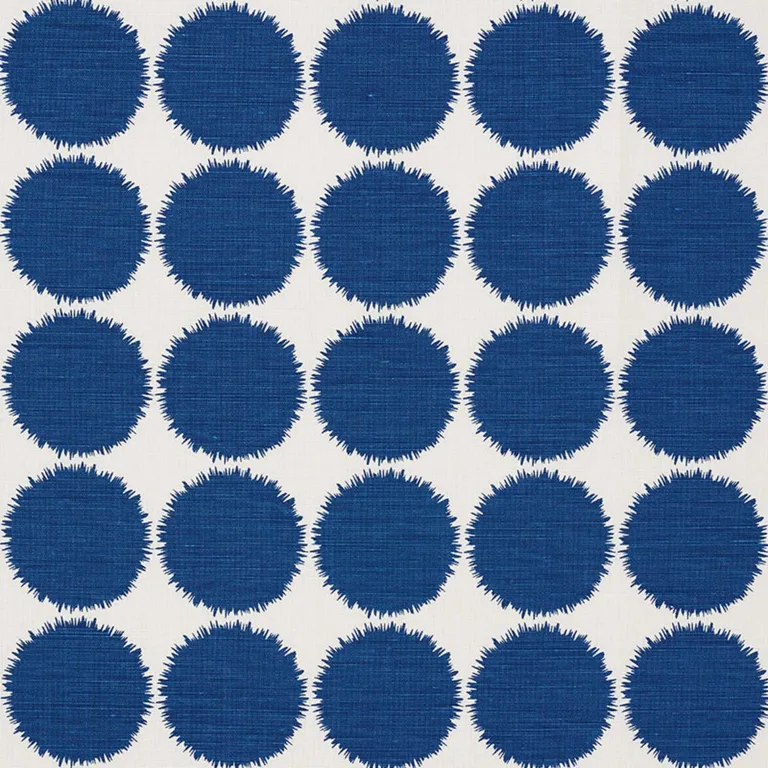 Schumacher 177090 Fuzz Navy fabric swatch