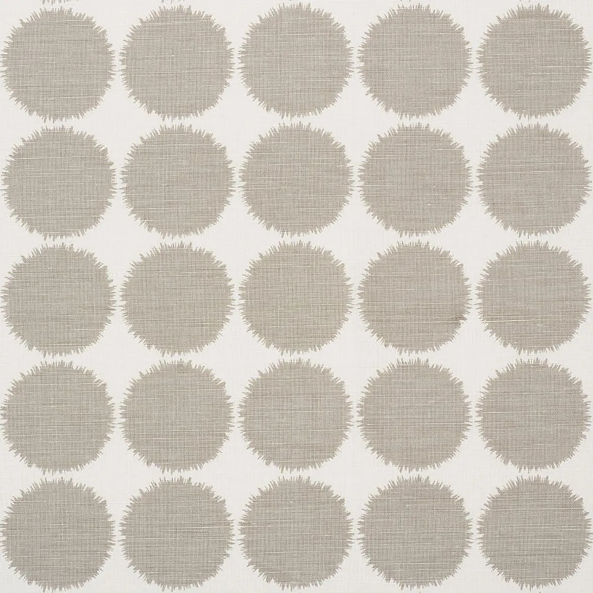 Schumacher 177094 Fuzz Taupe fabric swatch