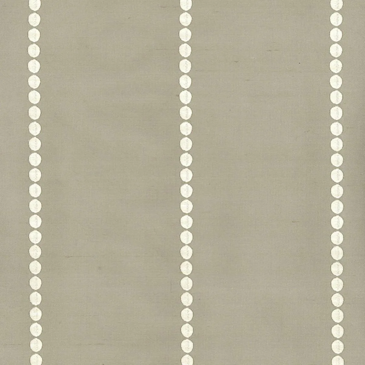 Schumacher 62201 Gabrielle Embroidery Dove fabric swatch