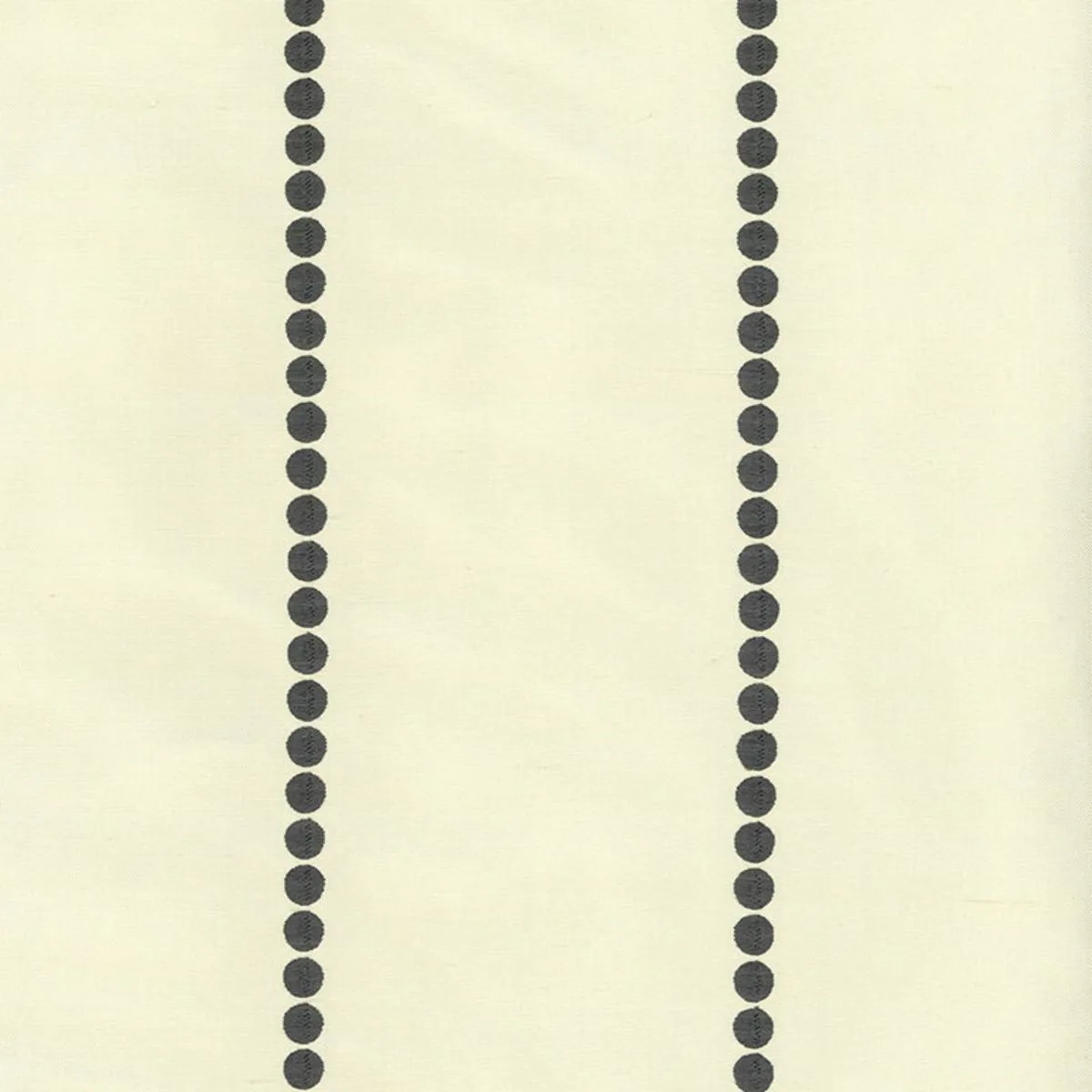 Schumacher 62203 Gabrielle Embroidery Graphite fabric swatch