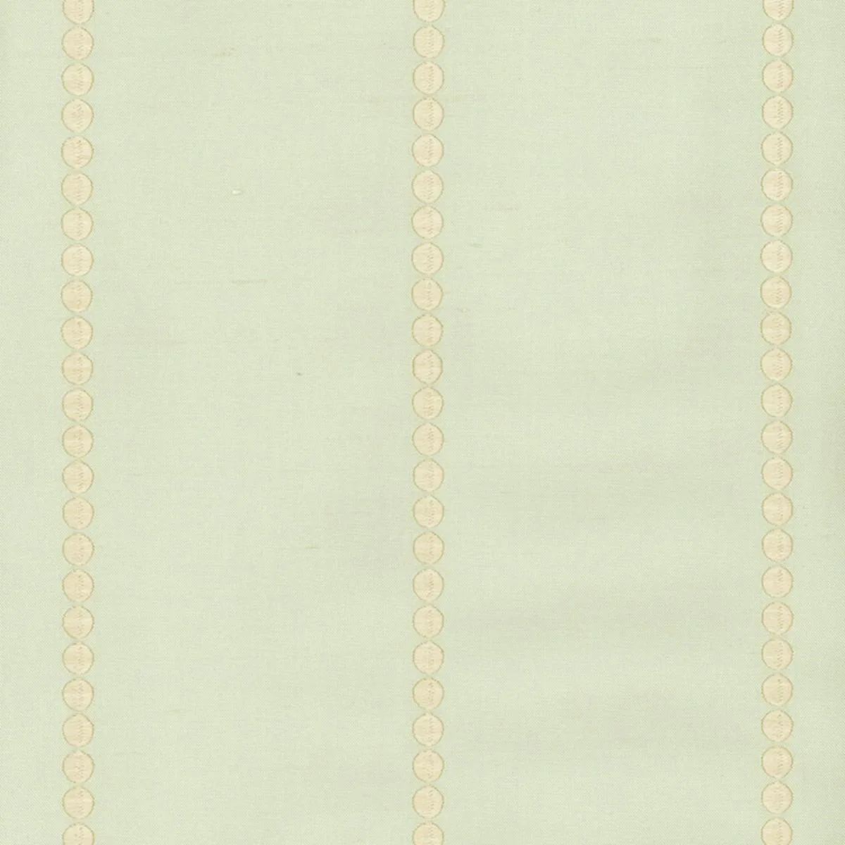 Schumacher 62202 Gabrielle Embroidery Mineral fabric swatch