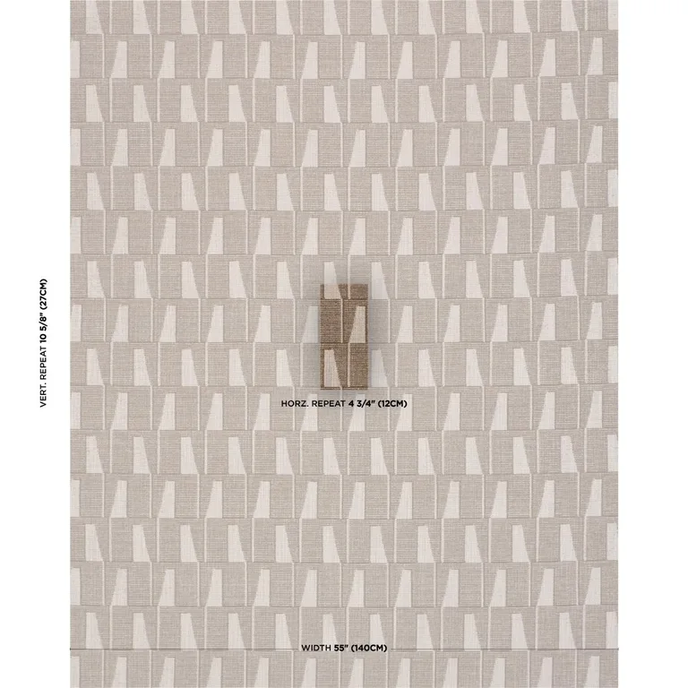 Schumacher 86421 Gaetan Performance Chocolate fabric swatch