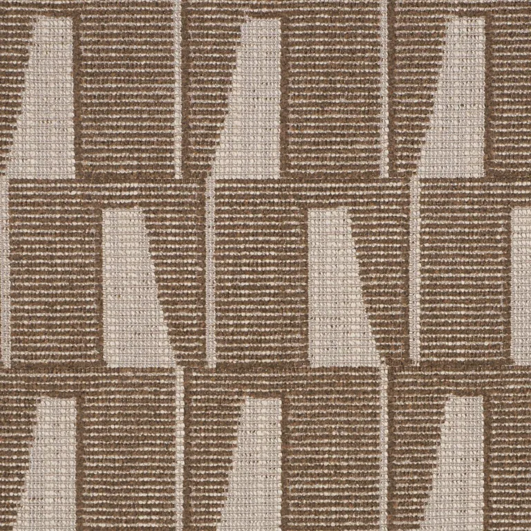 Schumacher 86421 Gaetan Performance Chocolate fabric swatch