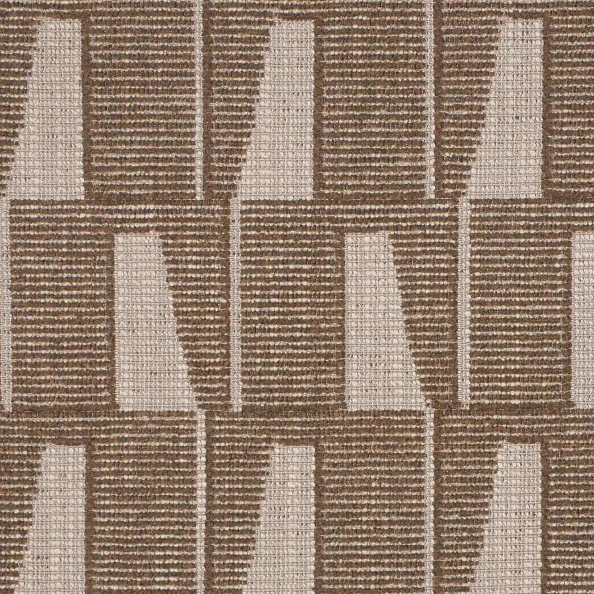 Schumacher 86421 Gaetan Performance Chocolate fabric swatch